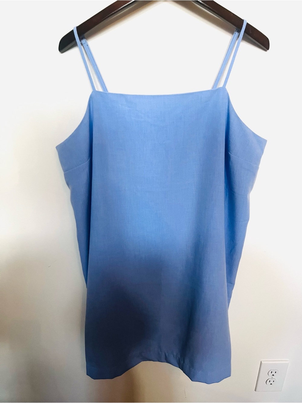 Old Navy Light Blue Spaghetti Strap Dress with Bow Detail in Back